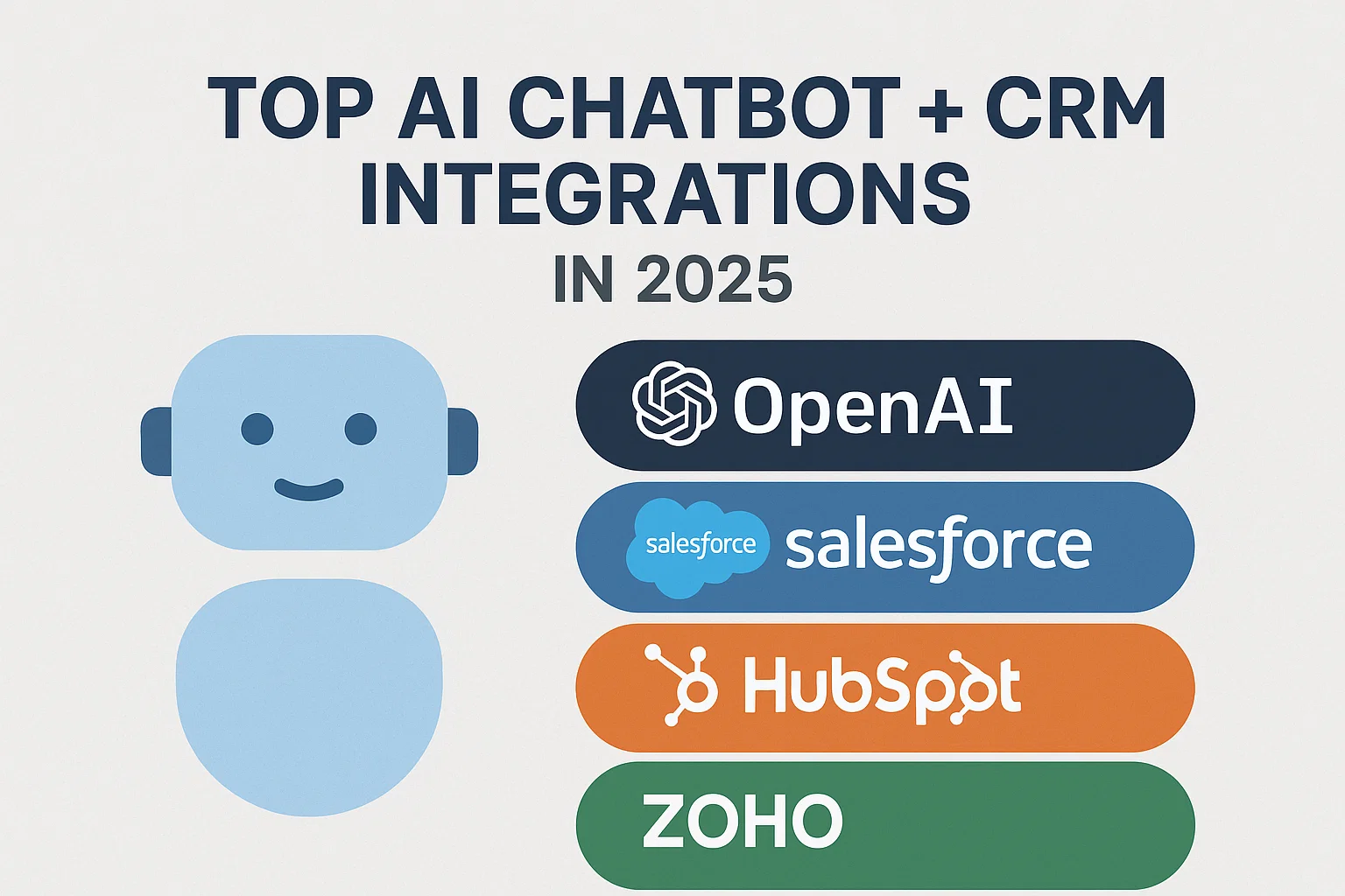 Top AI Chatbot + CRM Integrations in 2025 Hero Image